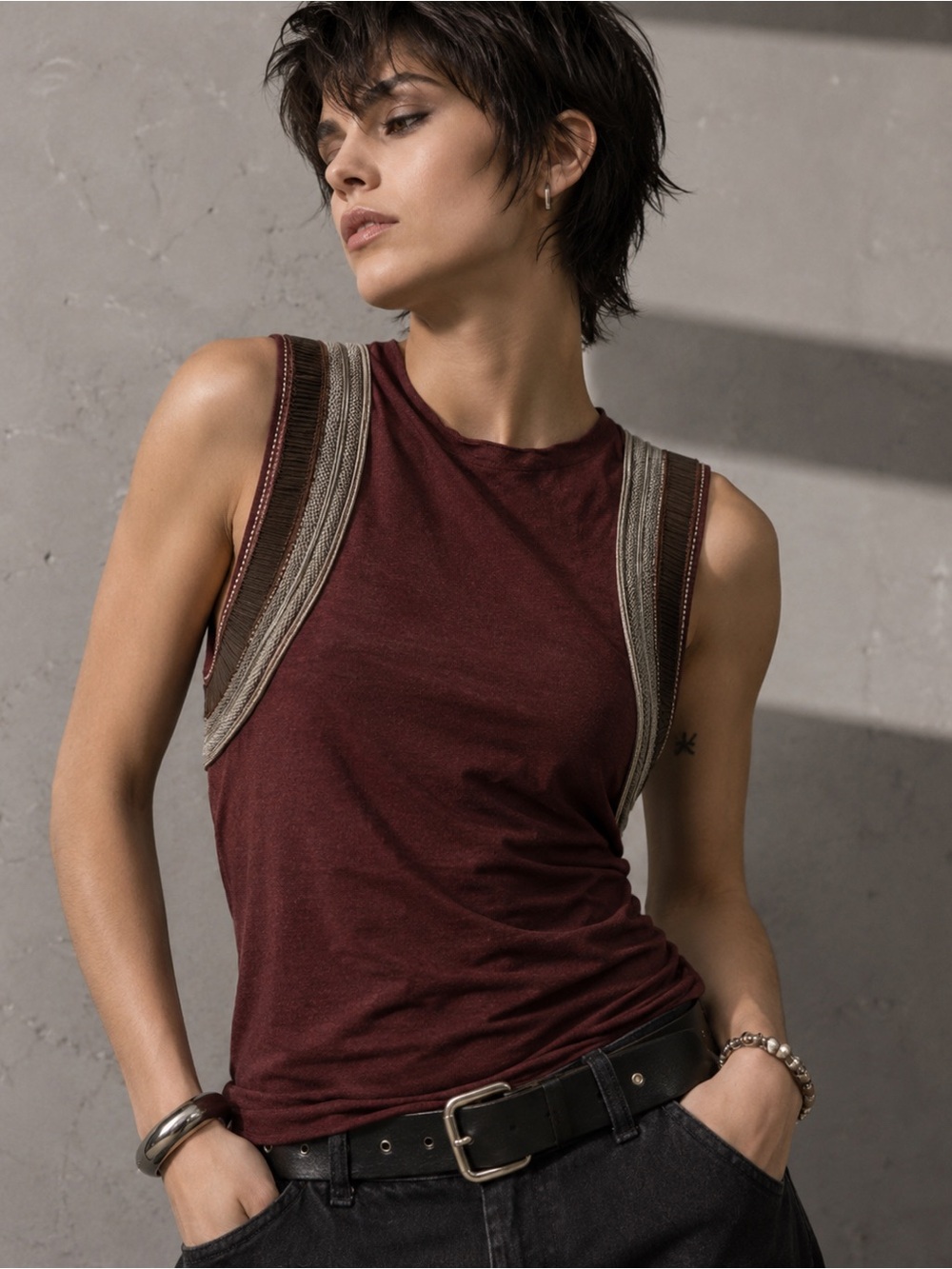 All Saints Embellished Tank Top - SUPER COOL 😎